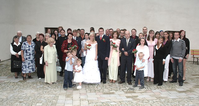 Svatba Koubkovi ,Strakonice 11.7.2009