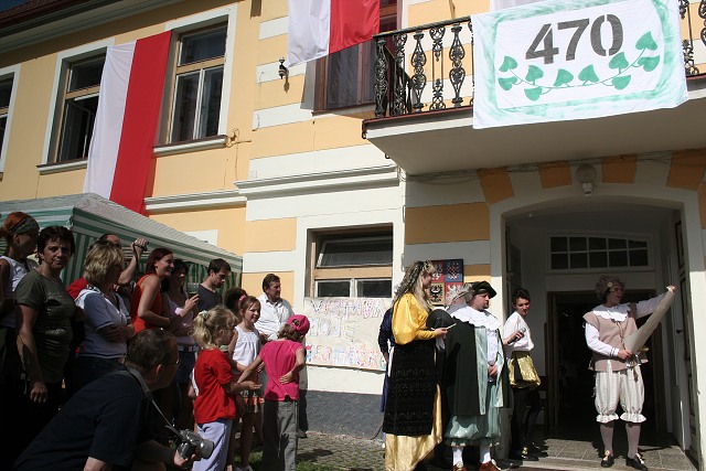 Oslavy - 470 let poven kyn na msteko