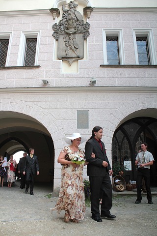 Svatba Koubkovi ,Strakonice 30.7.2010