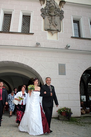 Svatba Koubkovi ,Strakonice 30.7.2010