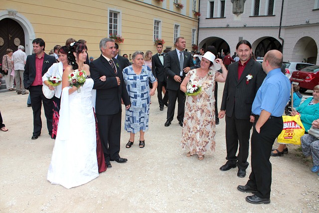 Svatba Koubkovi ,Strakonice 30.7.2010