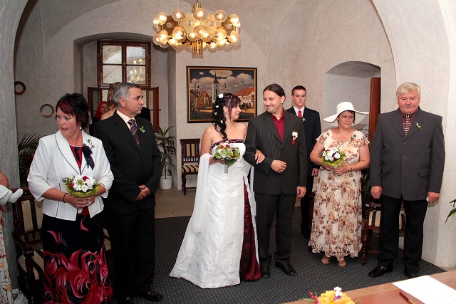 Svatba Koubkovi ,Strakonice 30.7.2010