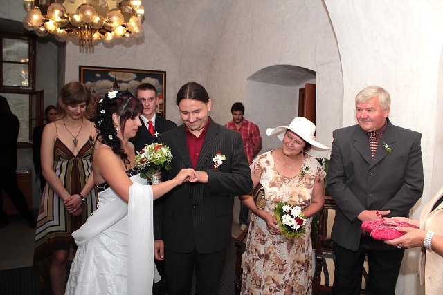 Svatba Koubkovi ,Strakonice 30.7.2010