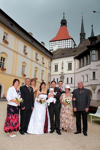 Svatba Koubkovi ,Strakonice 30.7.2010