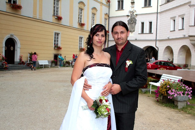 Svatba Koubkovi ,Strakonice 30.7.2010