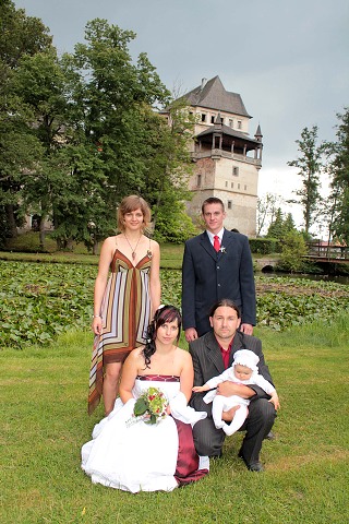 Svatba Koubkovi ,Strakonice 30.7.2010
