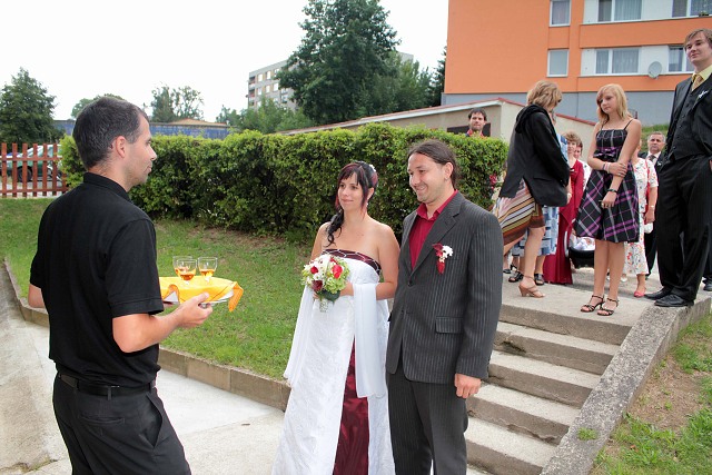 Svatba Koubkovi ,Strakonice 30.7.2010
