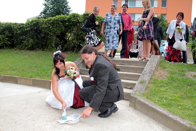 Svatba Koubkovi ,Strakonice 30.7.2010