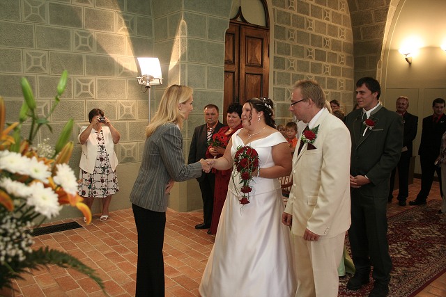Svatba - Maunovi , Hlubok nad Vltavou 9.8.2008