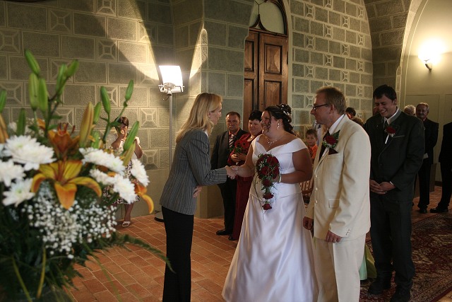 Svatba - Maunovi , Hlubok nad Vltavou 9.8.2008