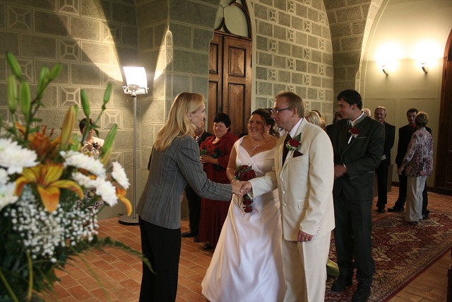 Svatba - Maunovi , Hlubok nad Vltavou 9.8.2008