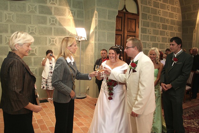 Svatba - Maunovi , Hlubok nad Vltavou 9.8.2008
