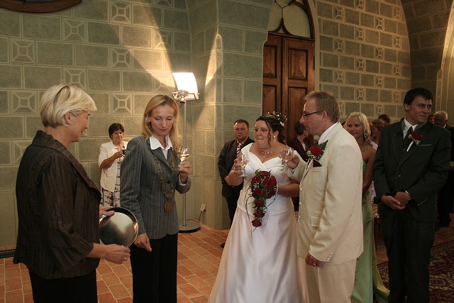 Svatba - Maunovi , Hlubok nad Vltavou 9.8.2008