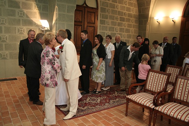 Svatba - Maunovi , Hlubok nad Vltavou 9.8.2008