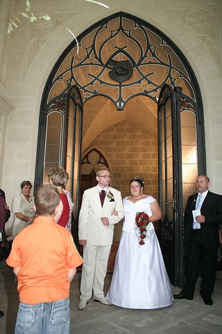 Svatba - Maunovi , Hlubok nad Vltavou 9.8.2008