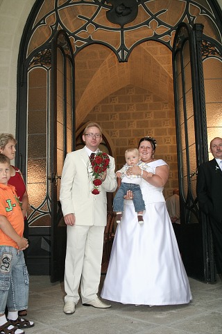 Svatba - Maunovi , Hlubok nad Vltavou 9.8.2008