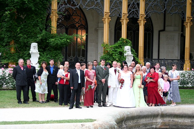 Svatba - Maunovi , Hlubok nad Vltavou 9.8.2008