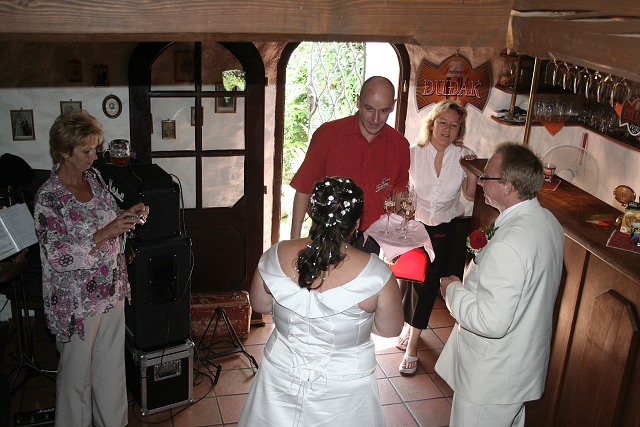 Svatba - Maunovi , Hlubok nad Vltavou 9.8.2008