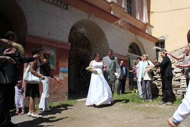 Svatba Novotnch 5.6.10. na zmku ve Vimperku.