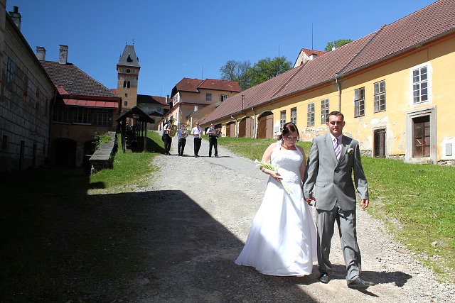 Svatba Novotnch 5.6.10. na zmku ve Vimperku.