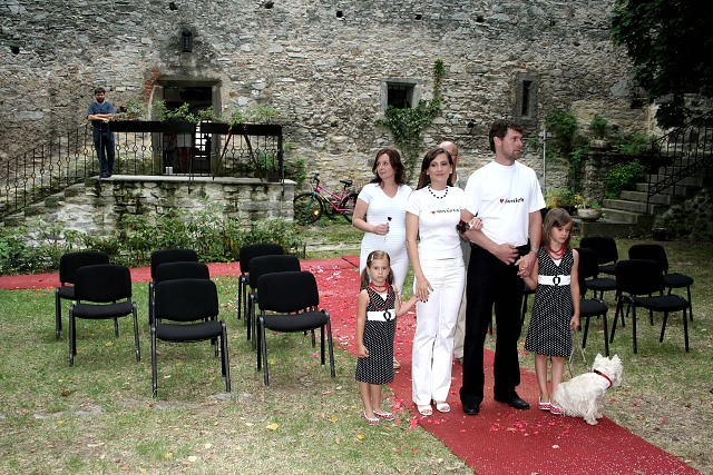 Svatba - Otovi ,tvrz ve Volyni 8.8.2008