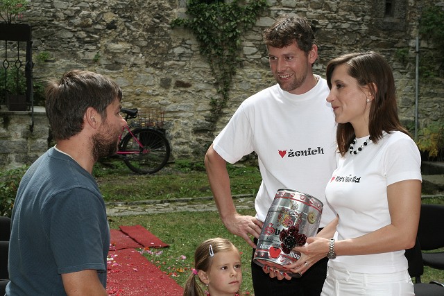 Svatba - Otovi ,tvrz ve Volyni 8.8.2008