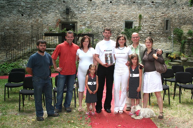 Svatba - Otovi ,tvrz ve Volyni 8.8.2008