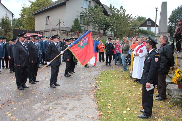 Svcen novho praporu SDH Budilov 26.9.10