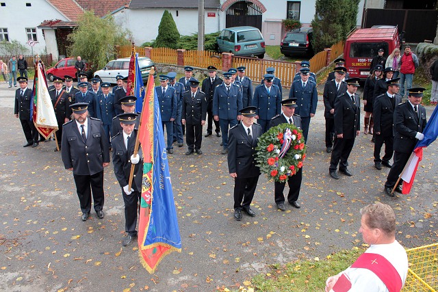 Svcen novho praporu SDH Budilov 26.9.10