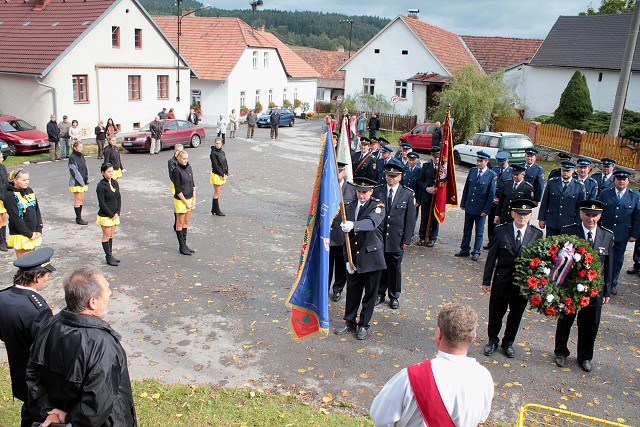 Svcen novho praporu SDH Budilov 26.9.10