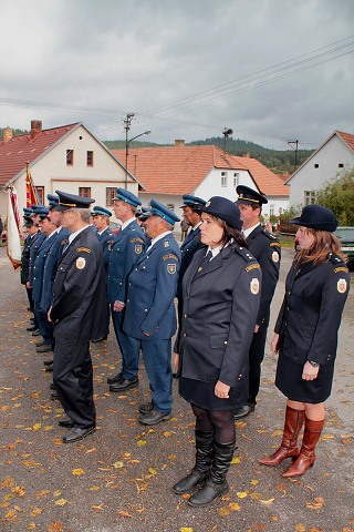 Svcen novho praporu SDH Budilov 26.9.10