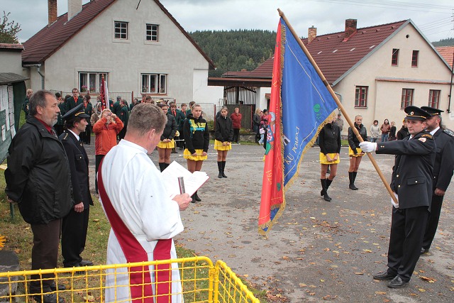 Svcen novho praporu SDH Budilov 26.9.10