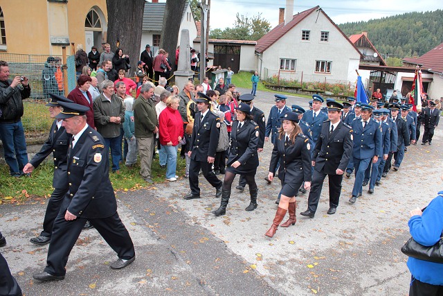 Svcen novho praporu SDH Budilov 26.9.10