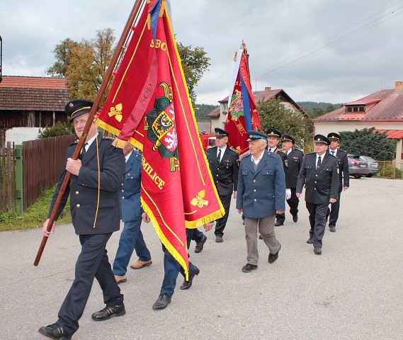 Svcen novho praporu SDH Budilov 26.9.10