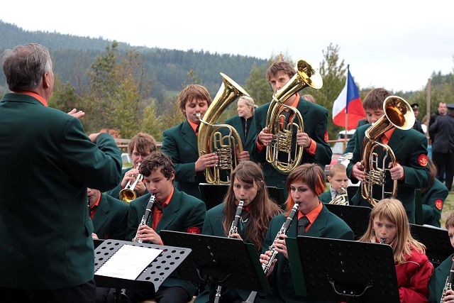 Svcen novho praporu SDH Budilov 26.9.10