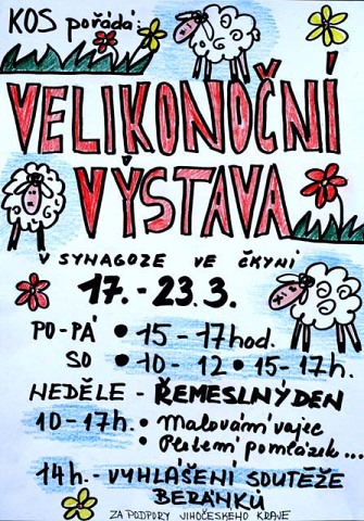 Velikonon vstava v Synagoze ve kyni 17-23.3.200