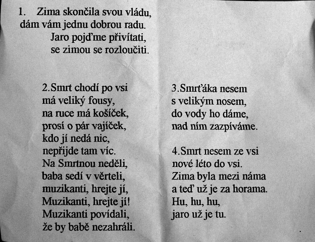 Vynen Morany / zimy v Husinci  28.3.2009