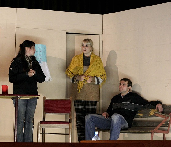 Z divadelnch zkouek nov hry  2008 pod KOS ky