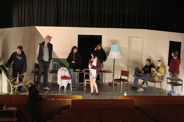 Z divadelnch zkouek nov hry  2008 pod KOS ky