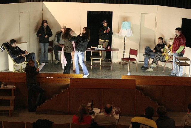 Z divadelnch zkouek nov hry  2008 pod KOS ky