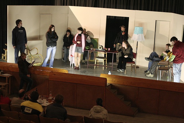 Z divadelnch zkouek nov hry  2008 pod KOS ky