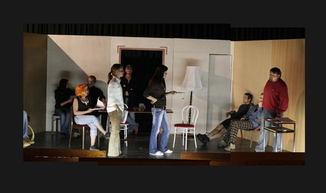 Z divadelnch zkouek nov hry  2008 pod KOS ky