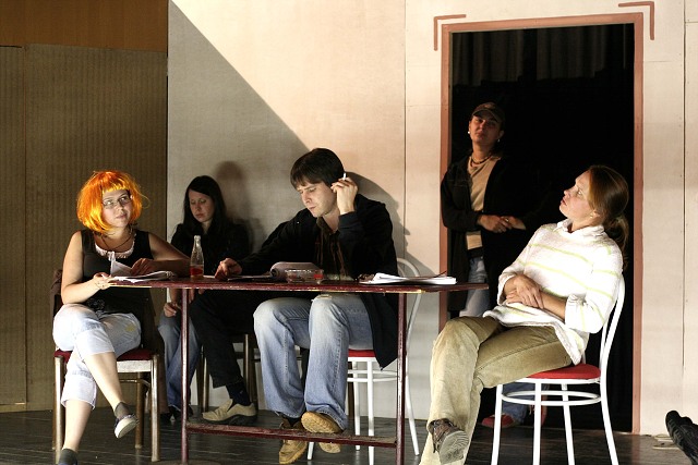 Z divadelnch zkouek nov hry  2008 pod KOS ky