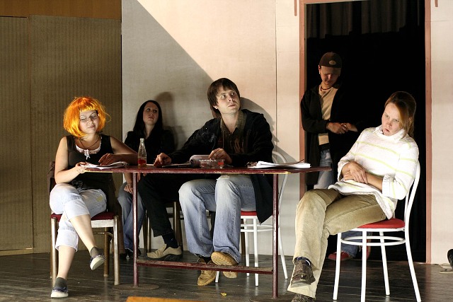 Z divadelnch zkouek nov hry  2008 pod KOS ky