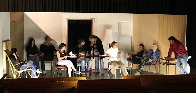 Z divadelnch zkouek nov hry  2008 pod KOS ky