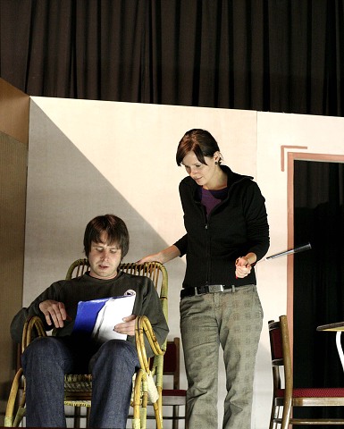 Z divadelnch zkouek nov hry  2008 pod KOS ky