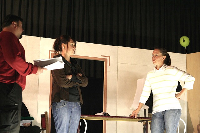 Z divadelnch zkouek nov hry  2008 pod KOS ky