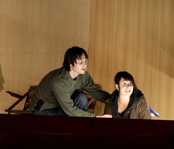 Z divadelnch zkouek nov hry  2008 pod KOS ky