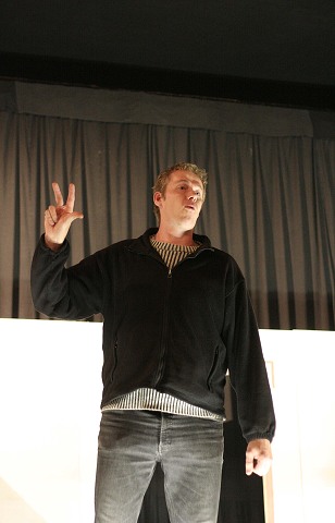Z divadelnch zkouek nov hry  2008 pod KOS ky
